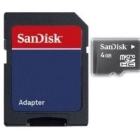 Sandisk 4GB MicroSD Photo Pack (SDSDQB-4096-E11)